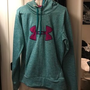 Women's blue under armor hoodie