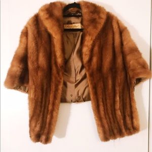 Vintage Mink Fur Stole