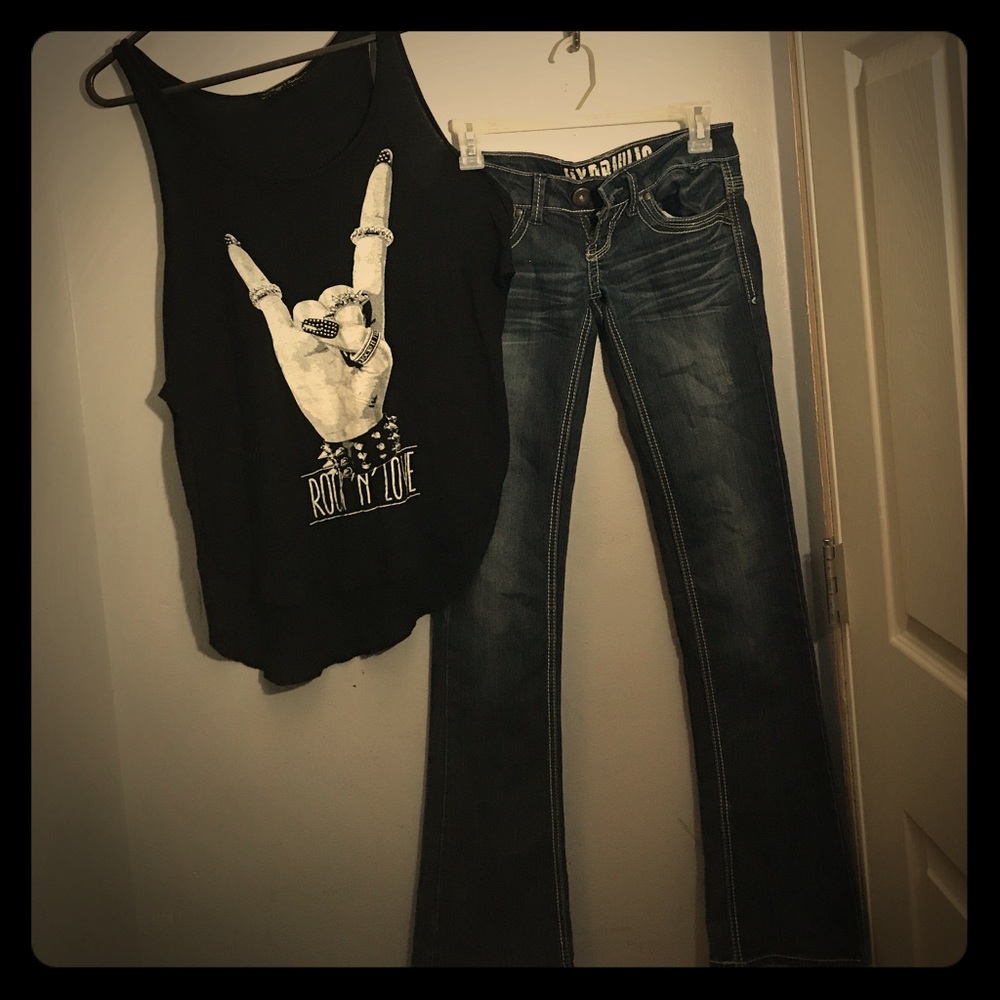 HYDRAULIC JEANS. Size 0