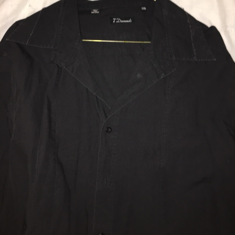 7 diamonds button up designer