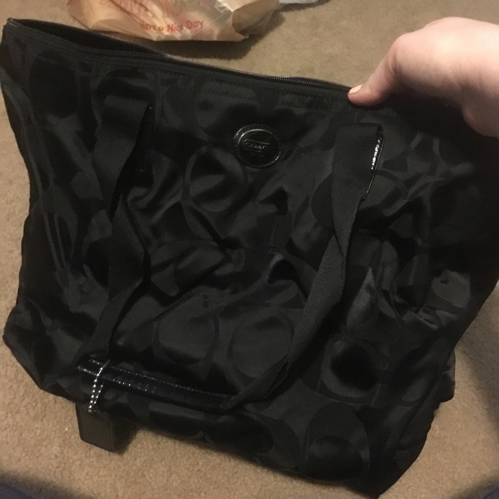 Black Coach tote