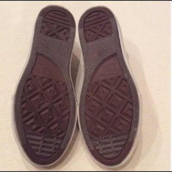 Converse SparklySilver Sneakers Jr 1.5 - Picture 5 of 8