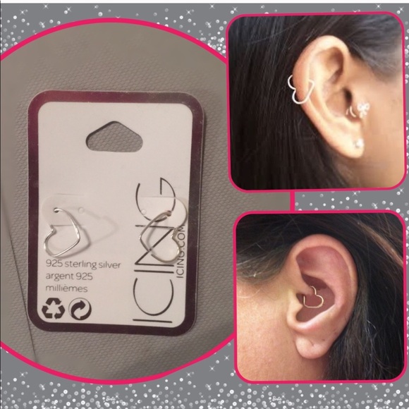 icing cartilage earrings