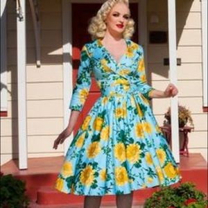BNWT Pinup Girl Clothing Birdie dress Medium
