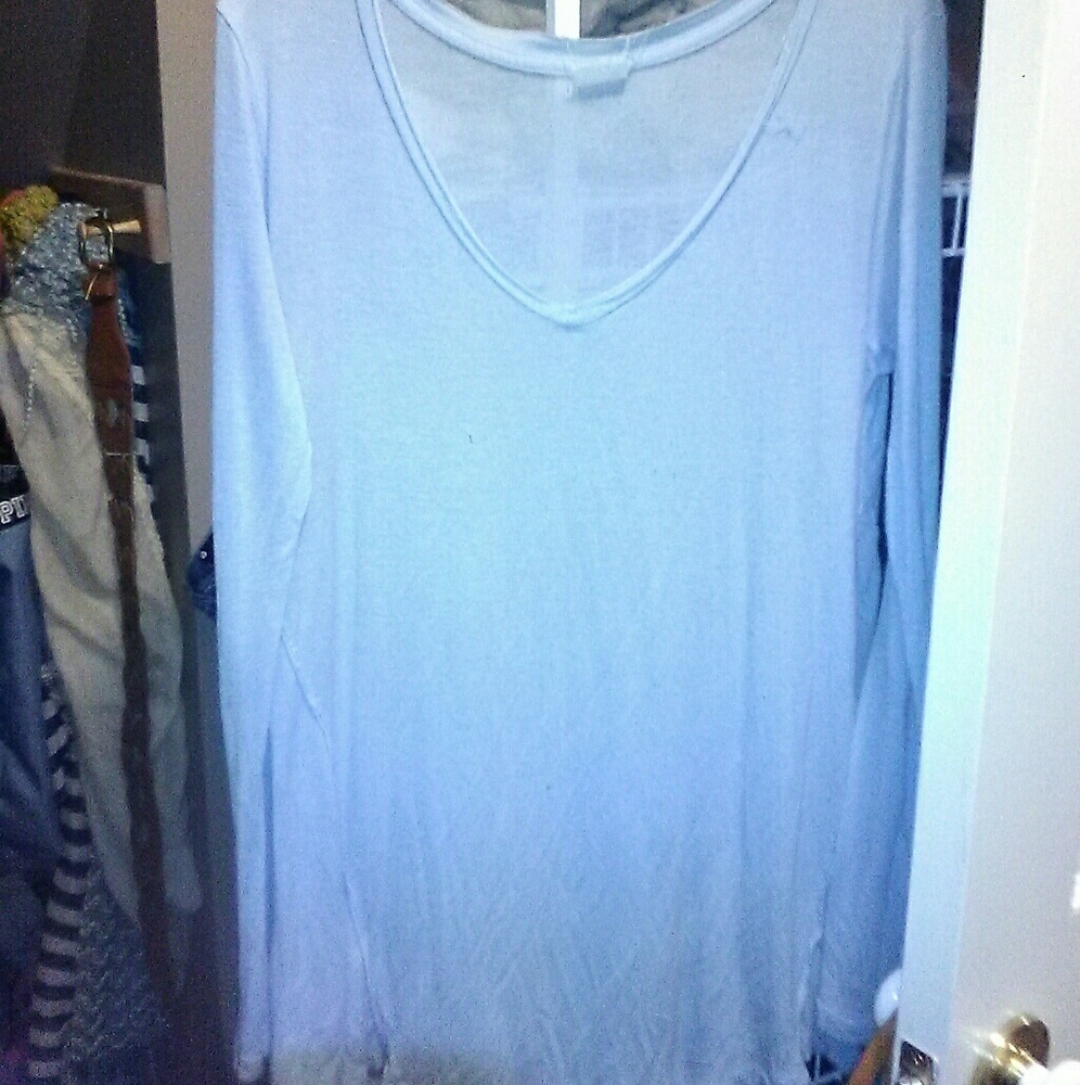 Baby blue tunic