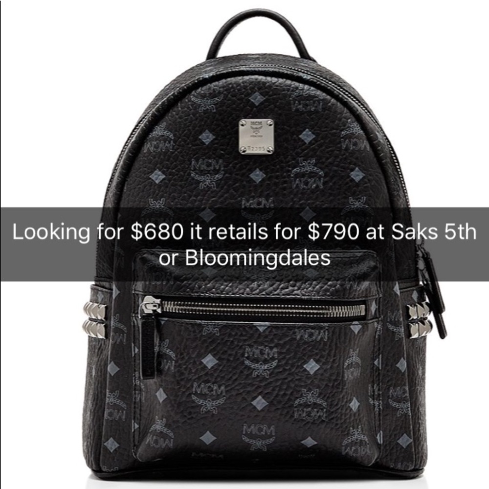 MCM Side Stud Bookbag