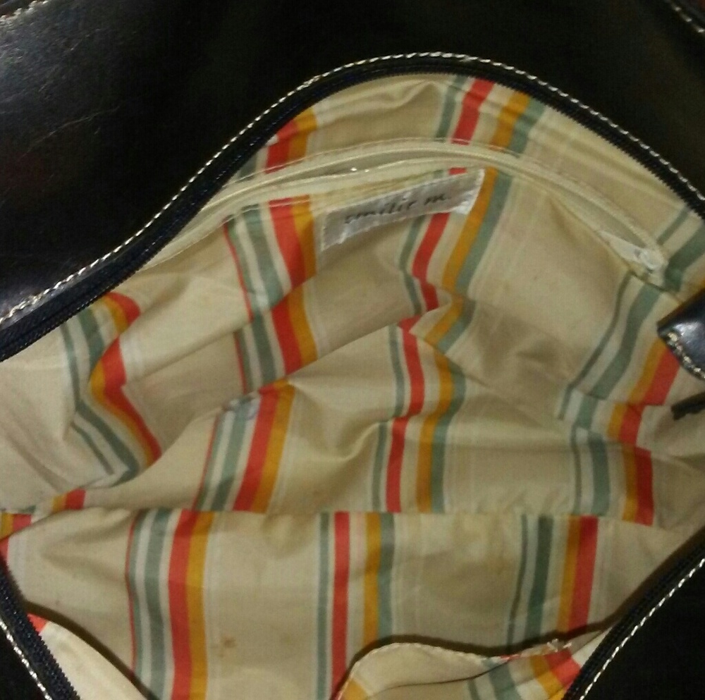 Emile M leather handbag new condition
