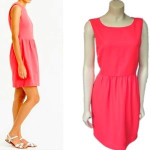 J. Crew Factory Coral Daybreak dress sz8 Coral