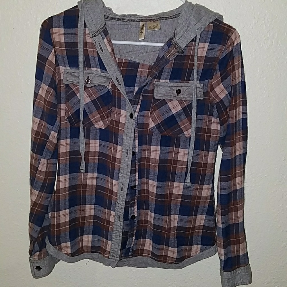 A flannel sweater.....