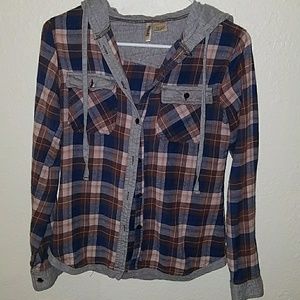 A flannel sweater.....