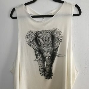 Cut out tank one size