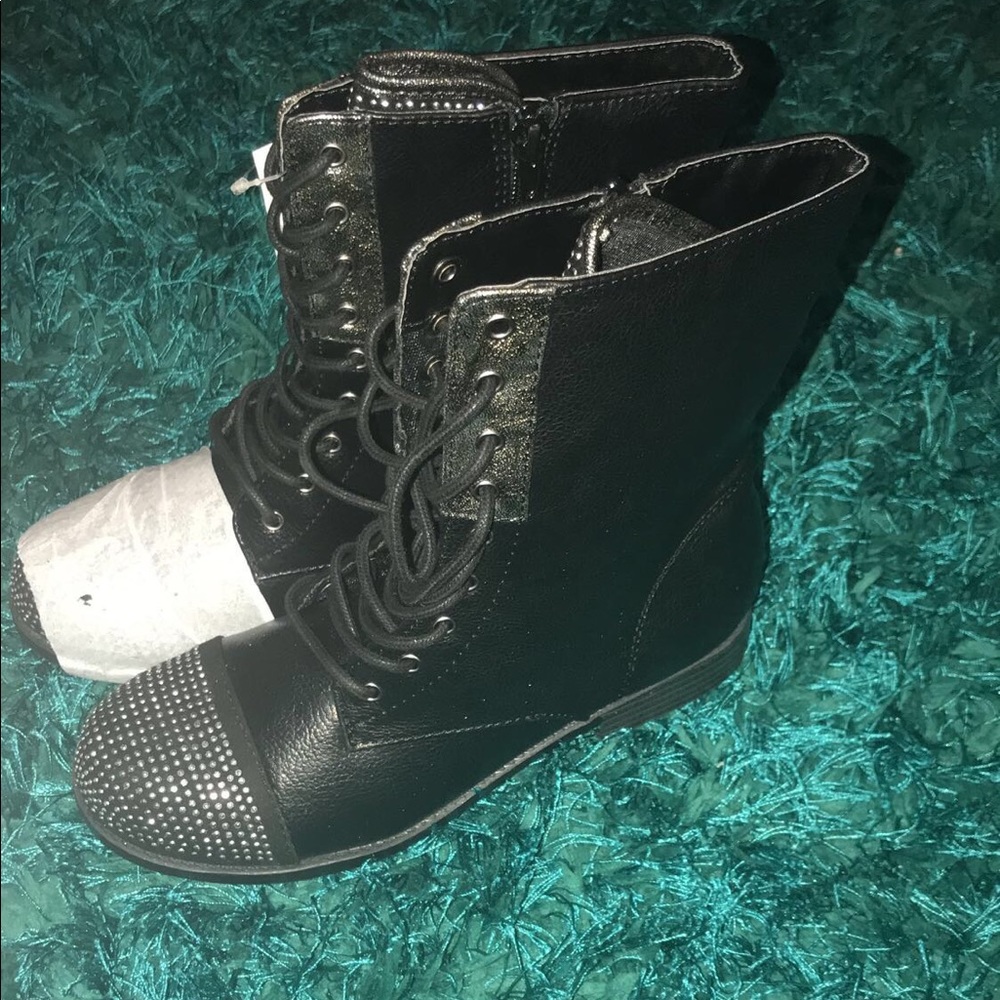 Justice military boots!