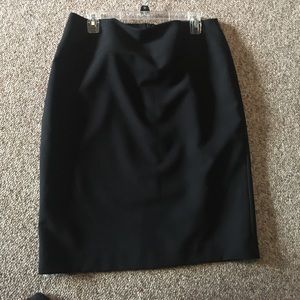Black pencil skirt