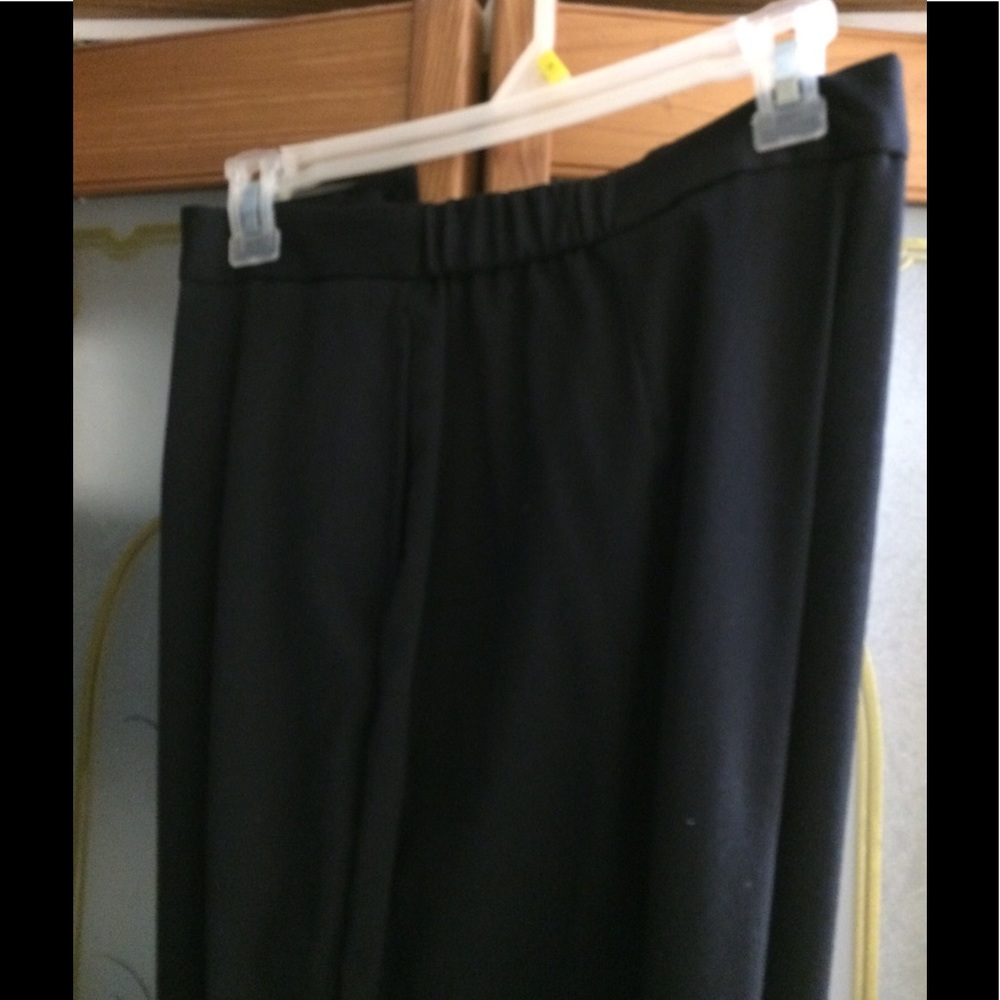 Cold Water Creek black dress pants w/side elastic