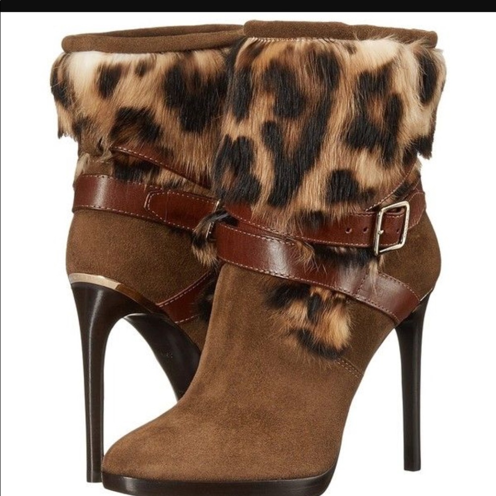 Burberry Cadey (bronze) Women's  pull-on boots