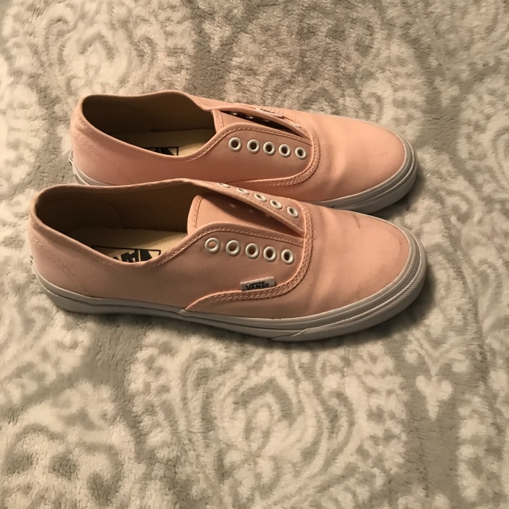 Light pink Vans