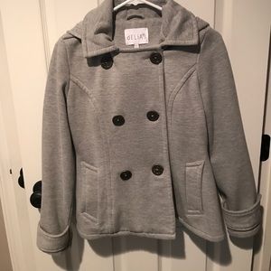 Light Grey Peacoat