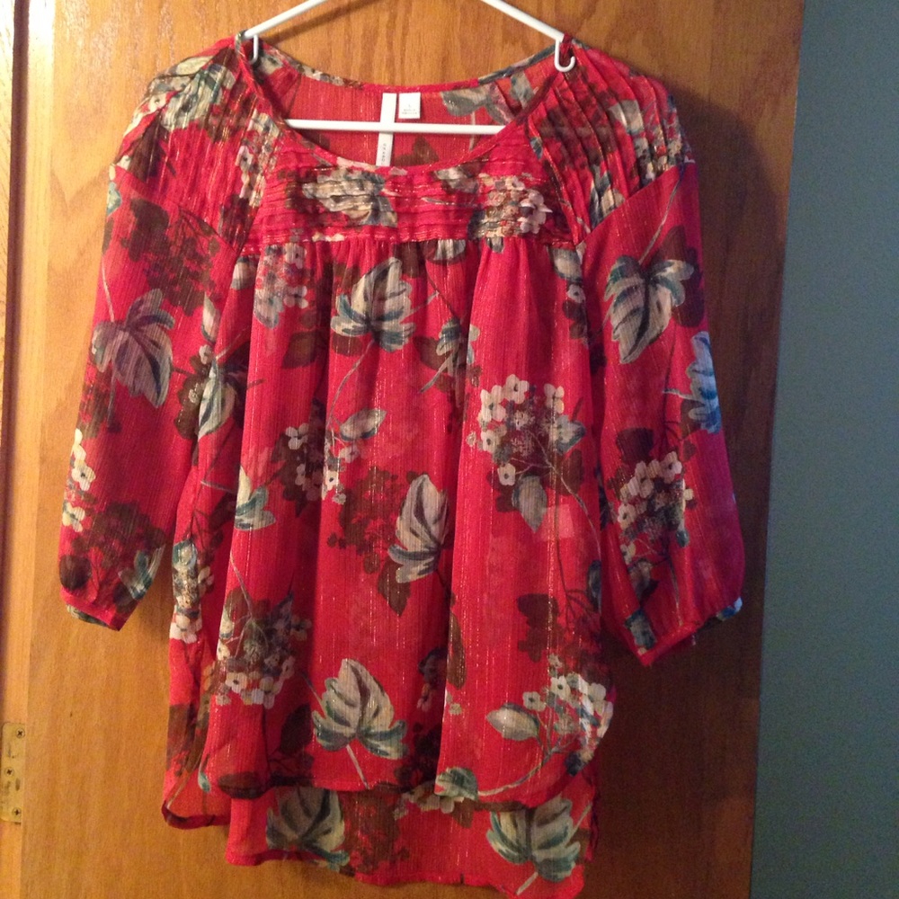 Lauren Conrad peasant blouse