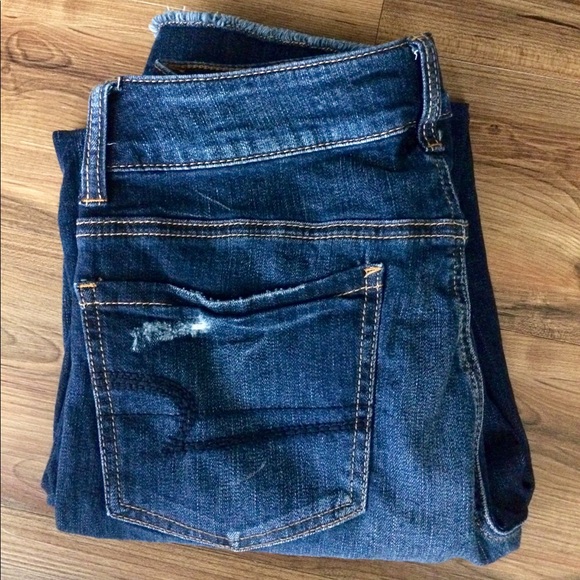 American Eagle Outfitters Denim - AEO Tomgirl Jeans in Dark Wash