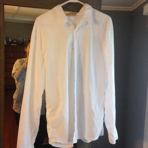 James Perse white button down