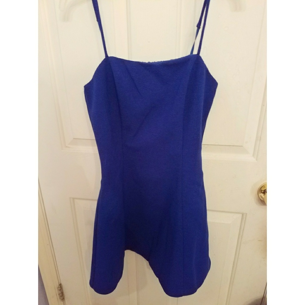 Blue mini dress with tags never worn