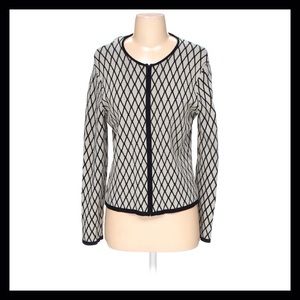 Jones New York Diamond Pattern Cardigan