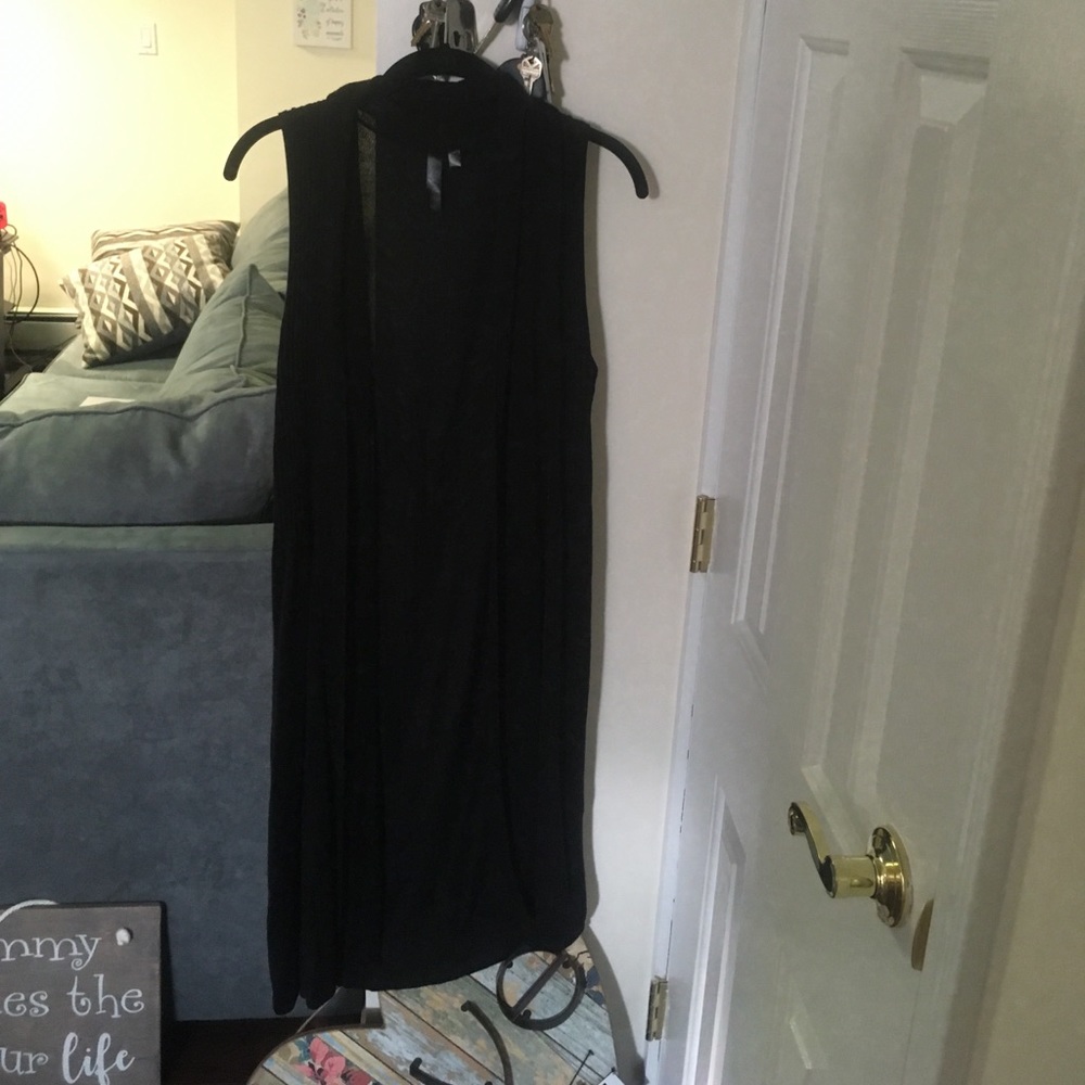 Black Duster vest