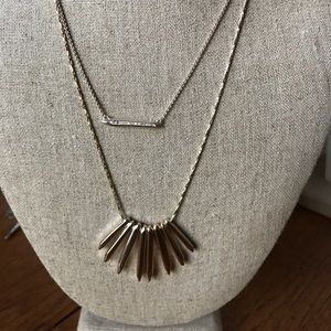 Stella and Dot silver necklace