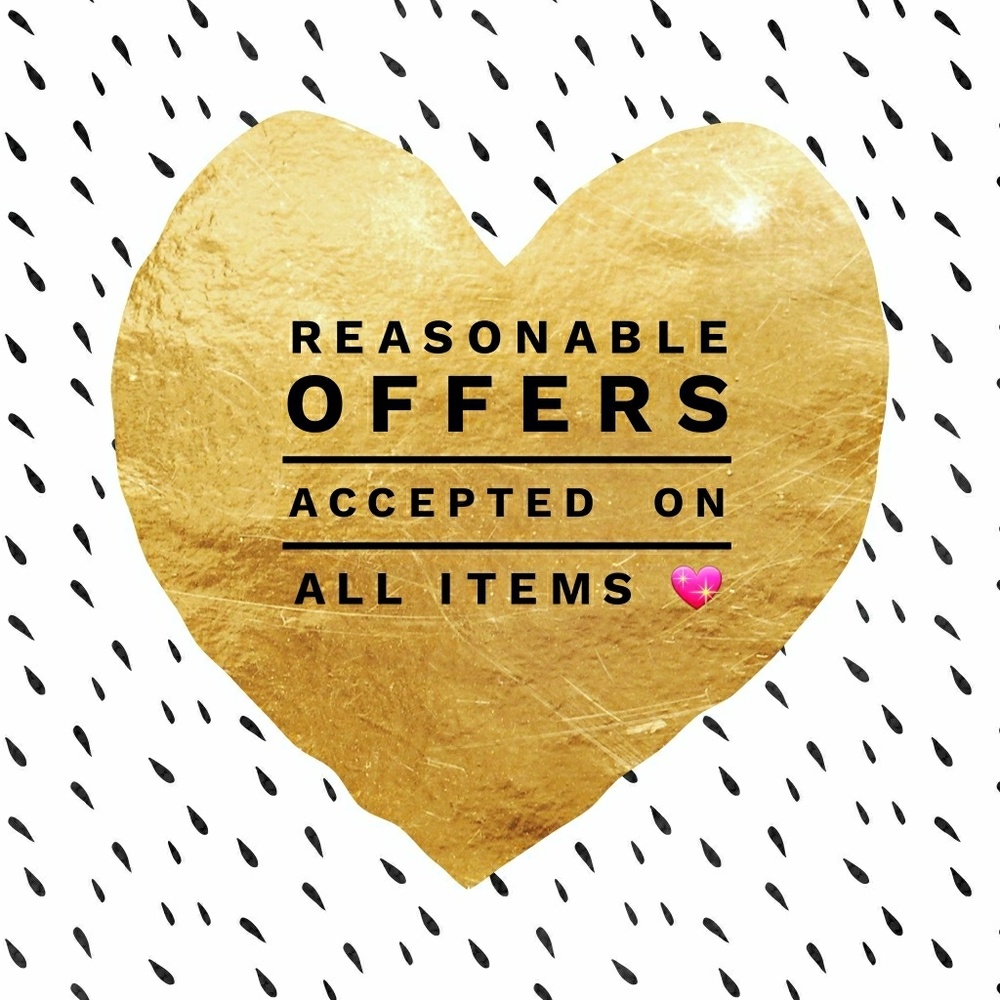 REASONABLE OFFERS ACCEPTED ON ALL ITEMS 💖