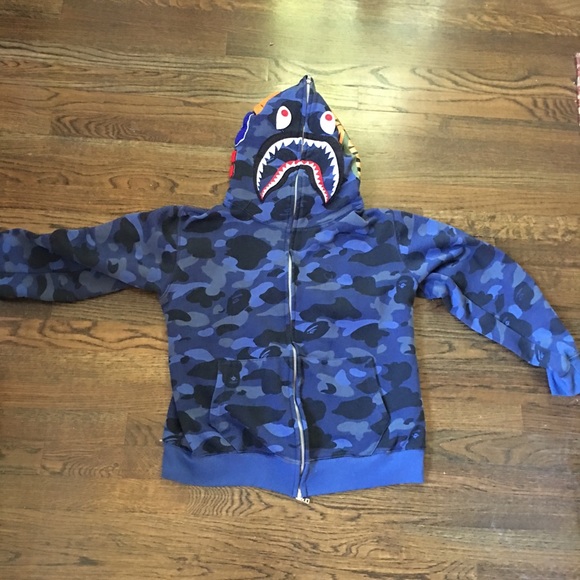 poshmark bape hoodie