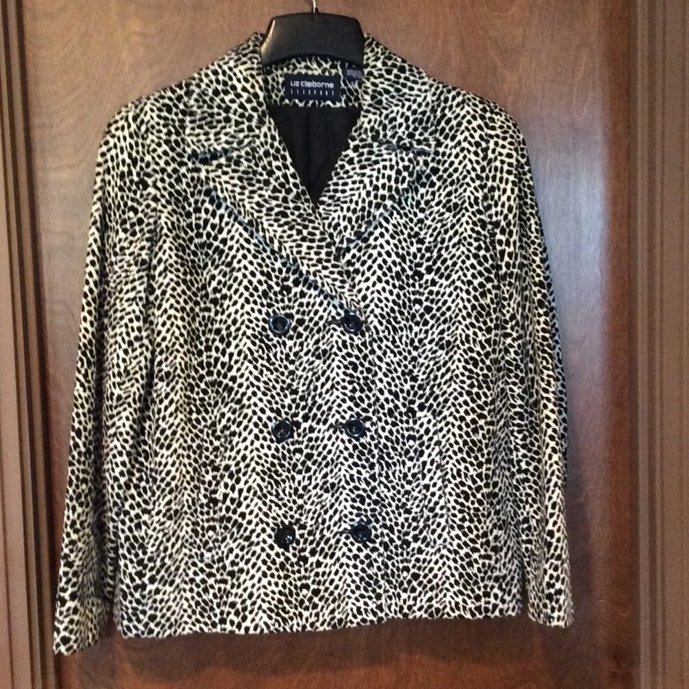 Cheetah print jacket