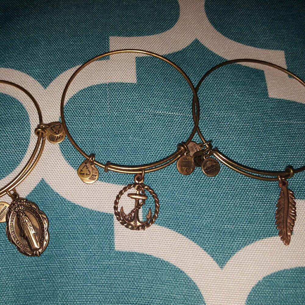 Lot of Alex and Ani bangles