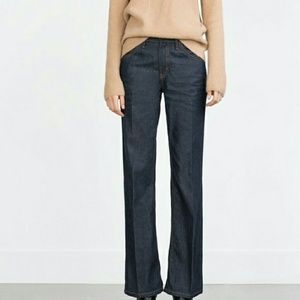 Zara Studio Relaxed Bootcut Jeans