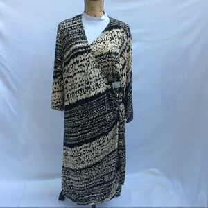 Never worn NWT L/S wrap around dress.
