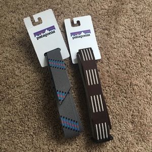 2 men's Patagonia belts