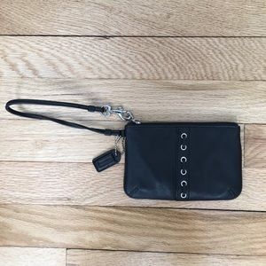 Coach Black Wristlet