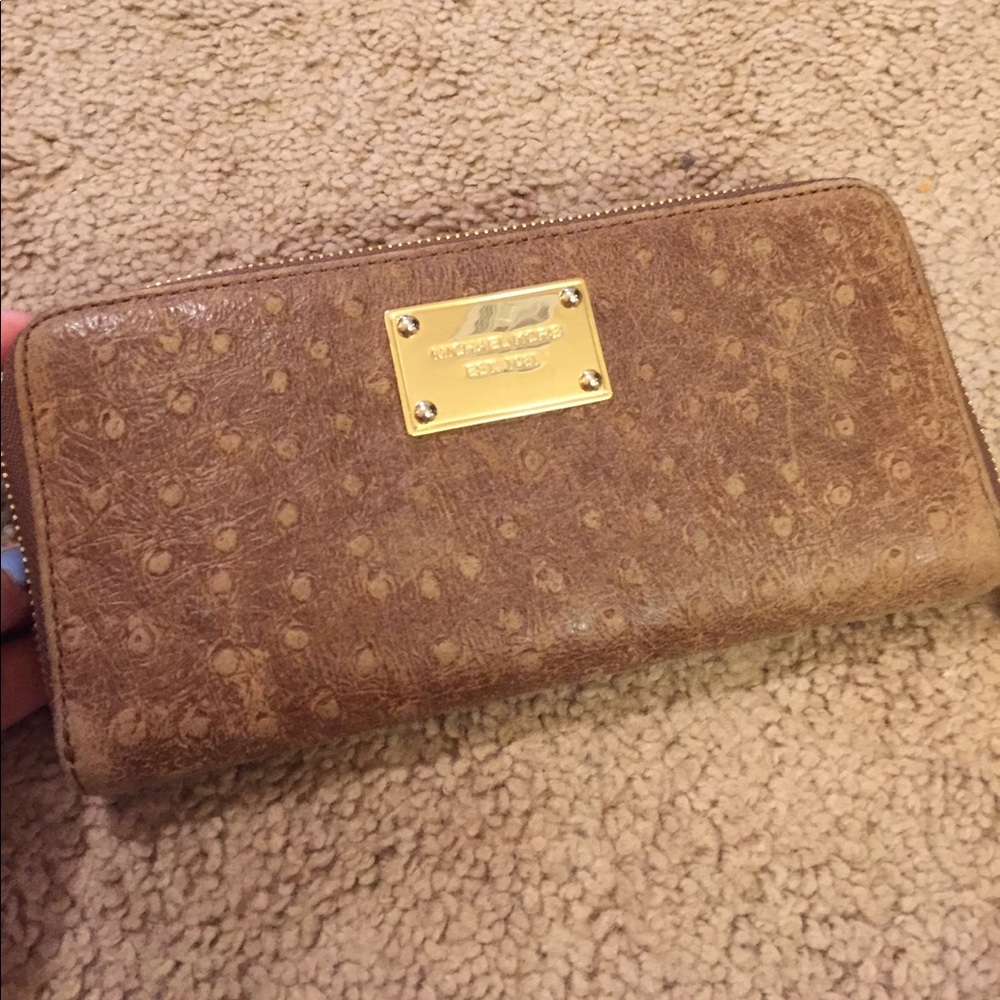 Michael Kors Ostrich Wallet