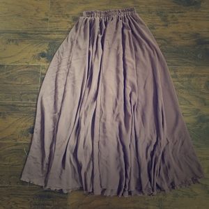 Chiffon maxi skirt