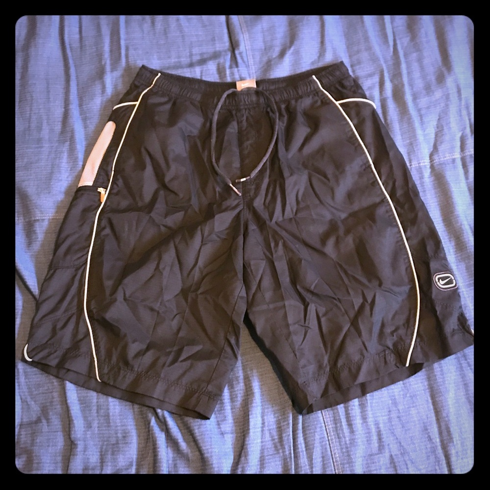 Nike Swim/athletic shorts Navy w/ Embroidered logo