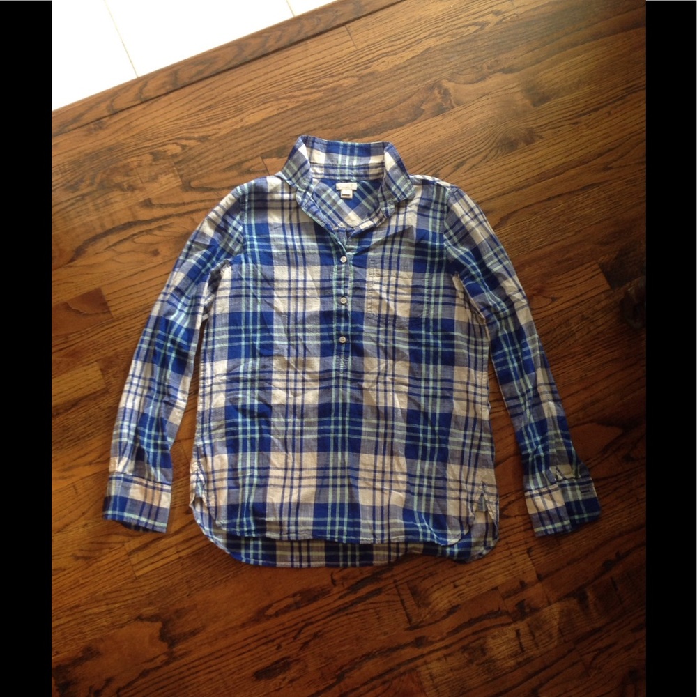 Half button down JCrew