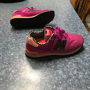 Custom pink new balances