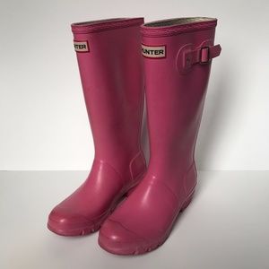 Kid's Pink Hunter Boots