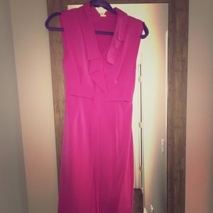 Tahari Elie Tahari hot pink dress size 2.