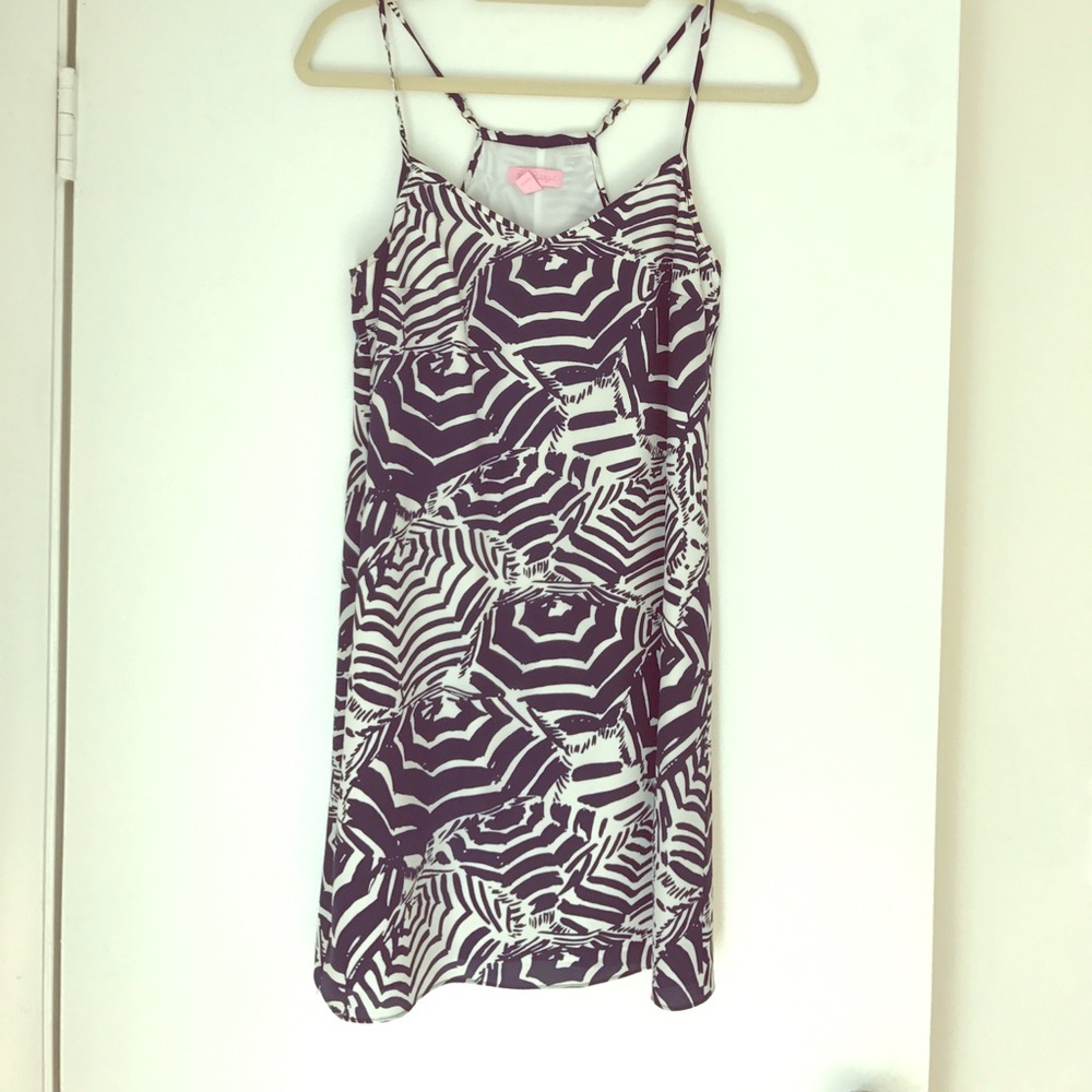 Lilly Pulitzer Dusk Strappy Silk Slip Dress