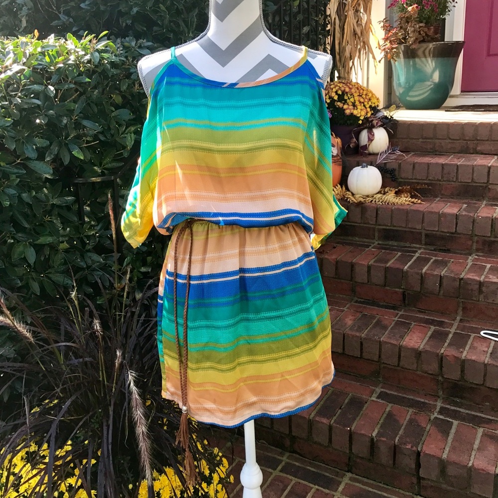 Open Shoulder Getaway Dress