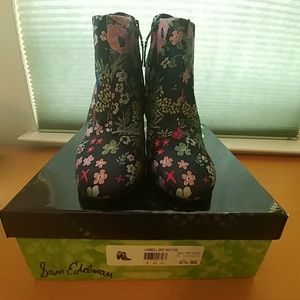 Sam Edelman Floral Booties - NEVER WORN!!