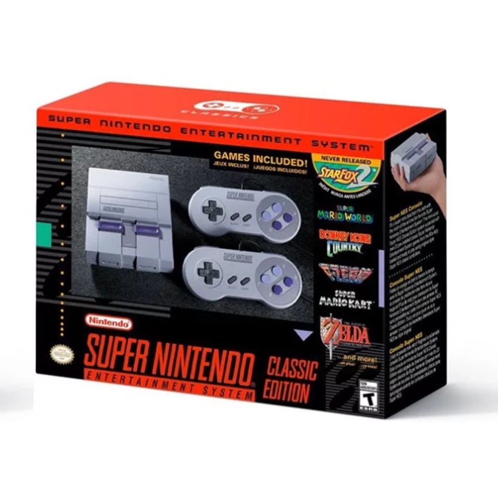 SNES Super Nintendo Classic Mini Console !