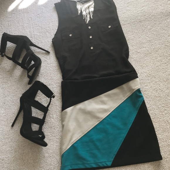 Color block skirt - Picture 2 of 3