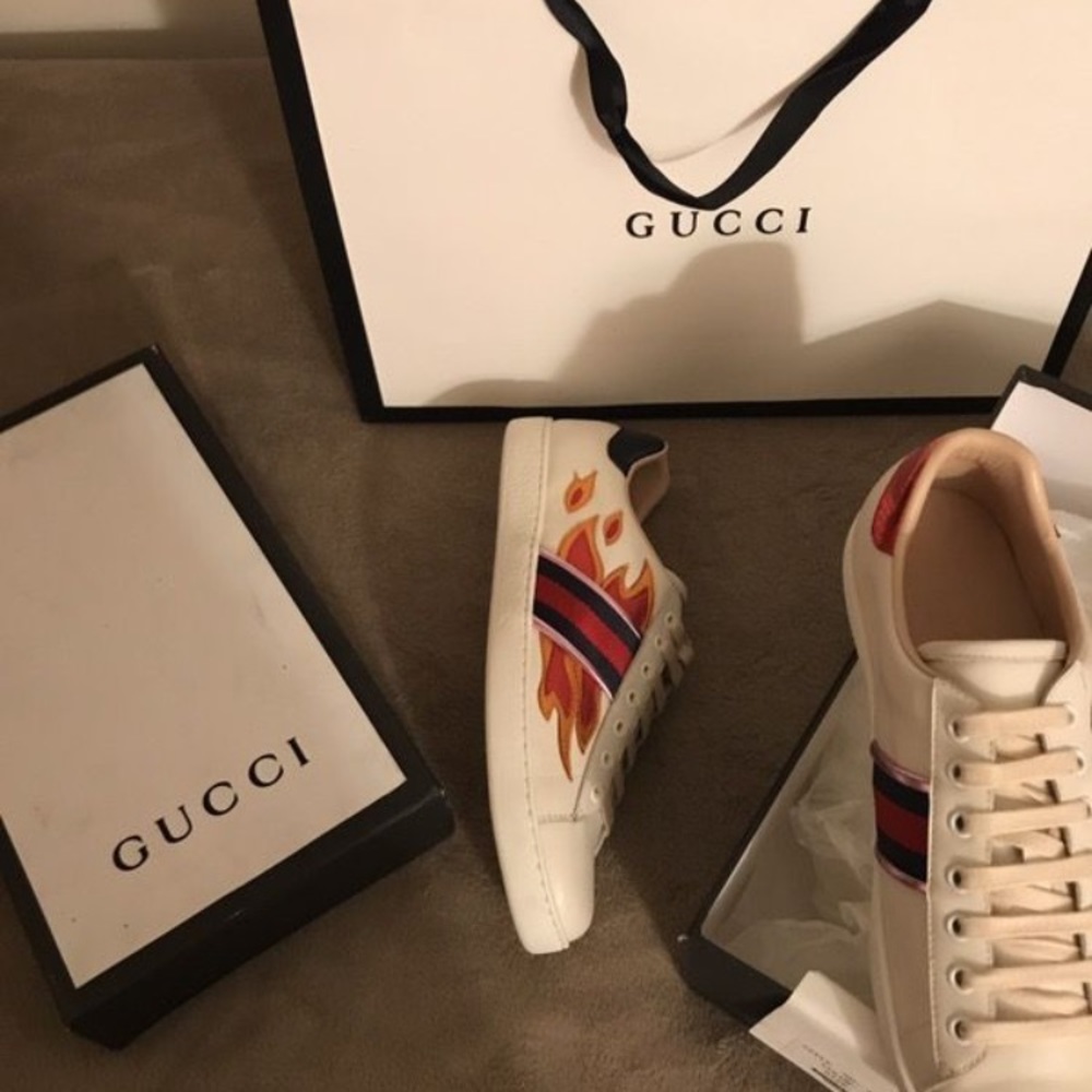Gucci ace flame