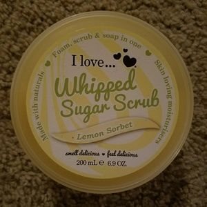Unopened sugar scrub